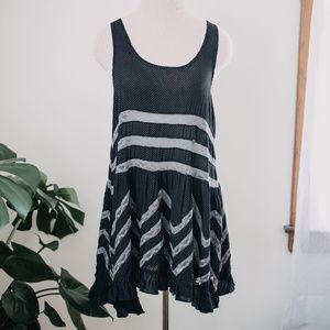 🌿Free People / Lace and Voile Trapeze Dress